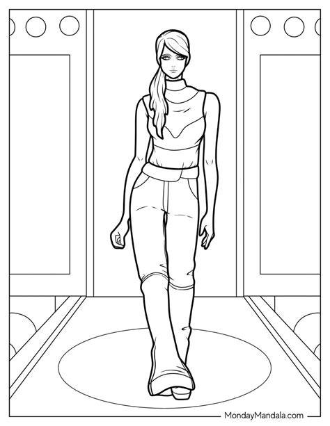 Fashion Pictures To Color