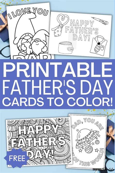 Father Day Printable Cards