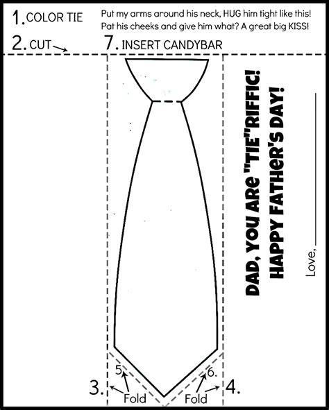 Father S Day Tie Printable
