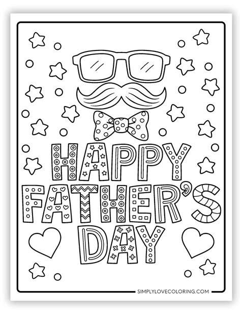 Fathers Day Coloring Page Free Printable