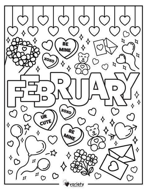 February Coloring