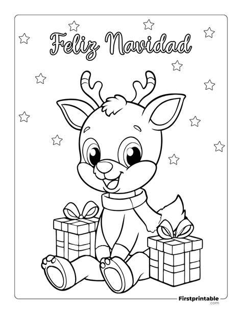 Feliz Navidad Coloring Page