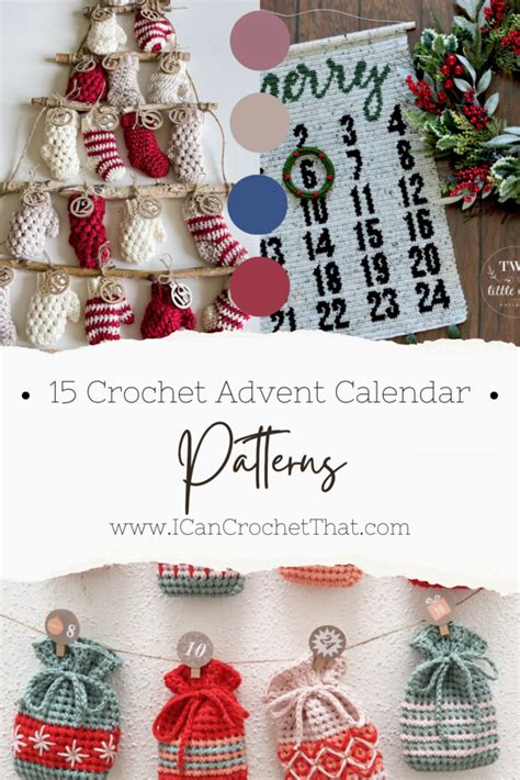 free crochet advent calendar patterns