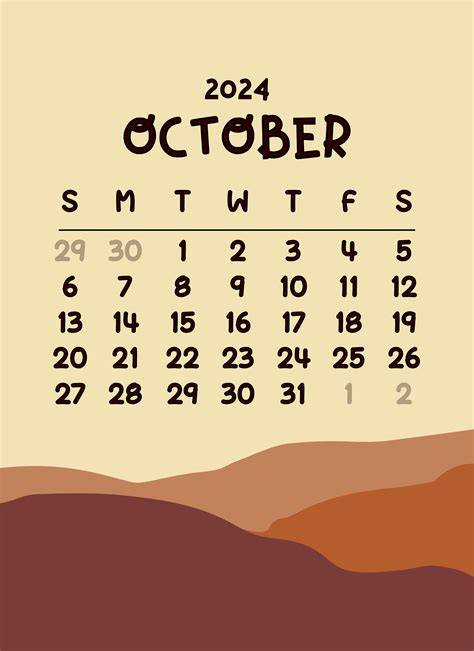 october 2024 calendar