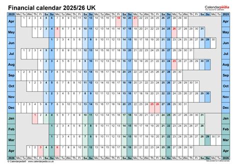 Financial Calendar Year