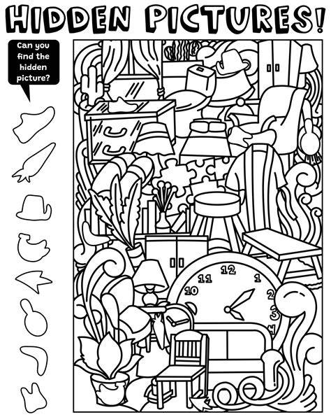 Find The Hidden Objects Printables