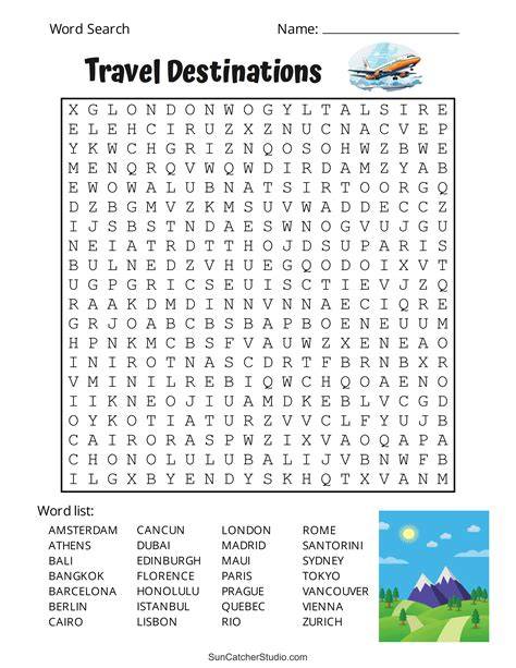 Find The Word Puzzles Printable