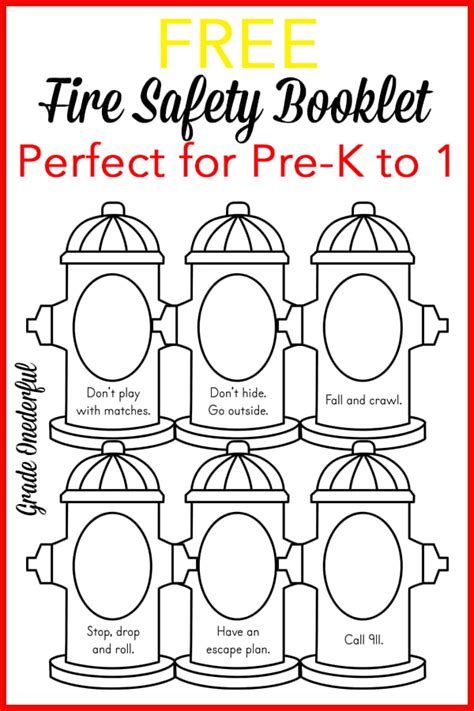 Fire Safety Booklet Printable Free