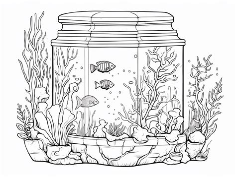 Fish Aquarium Coloring Pages