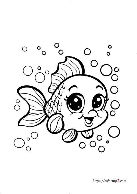Fish Coloring Pages Free Printable