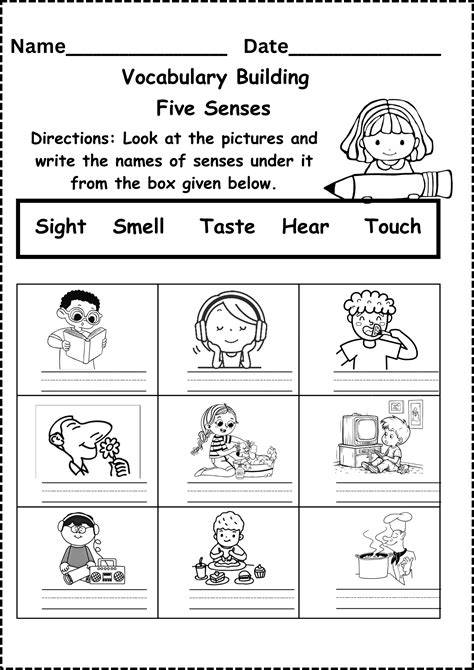 Five Senses Printables