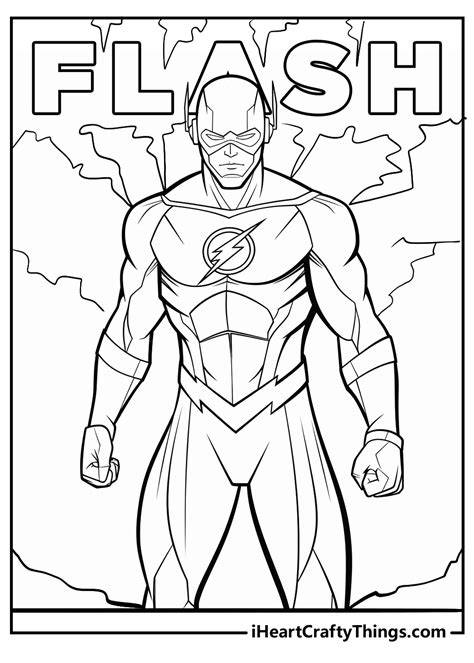 Flash Coloring Pages Printable