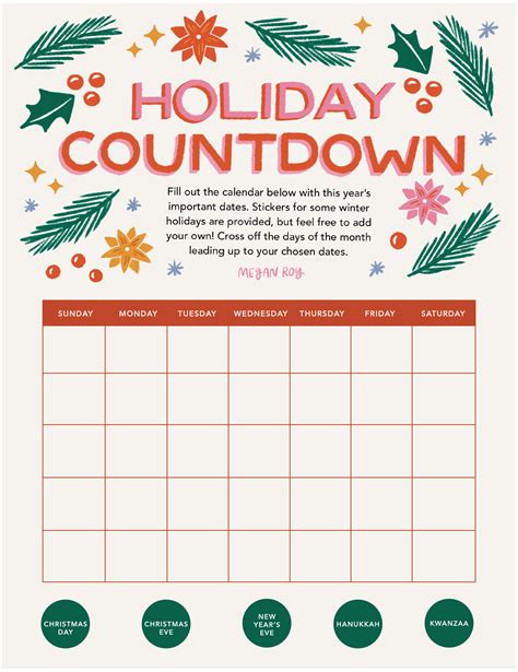 christmas countdown calendar