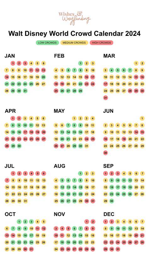 crowd calendar disney world