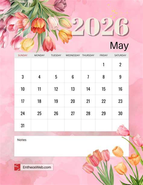 may calendar printable