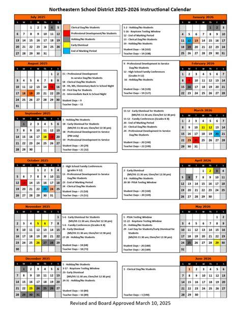 northeastern 2025 2026 calendar