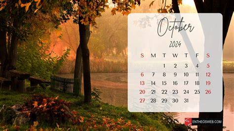 online calendar october 2024