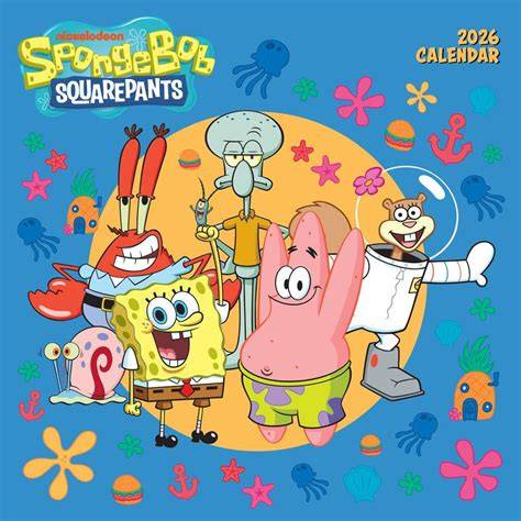 spongebob squarepants calendar