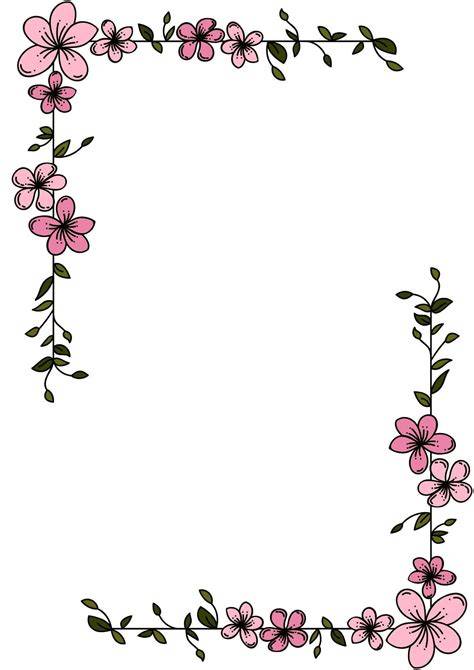 Floral Frame Printable