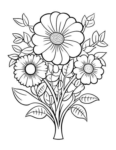 Flower Pictures Coloring
