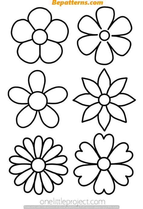 Flower Printables Free Template