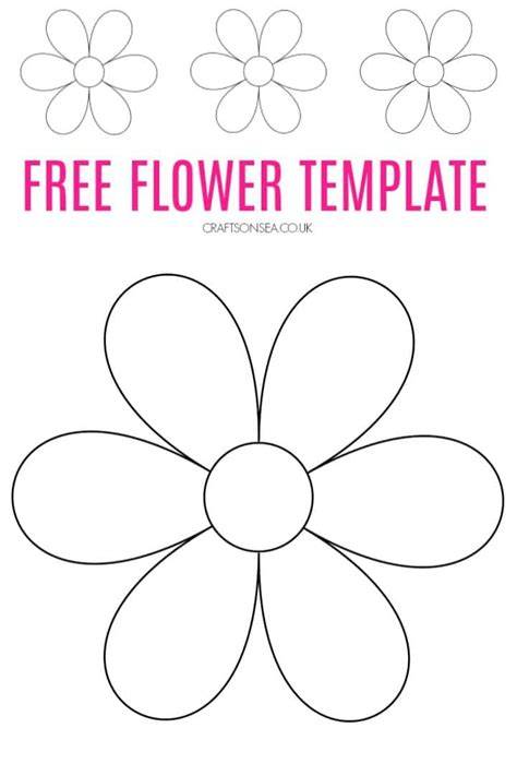 Flower Template Printable Pdf