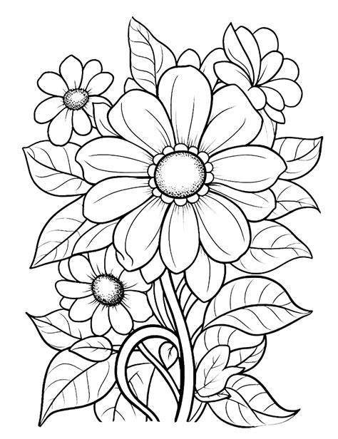 Flowers Coloring Pages Printable