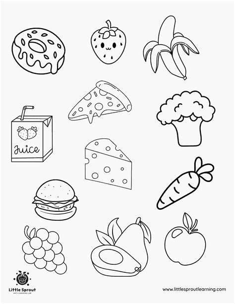 Food Coloring Sheets Free Printable