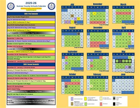 sumner county school calendar 25 26