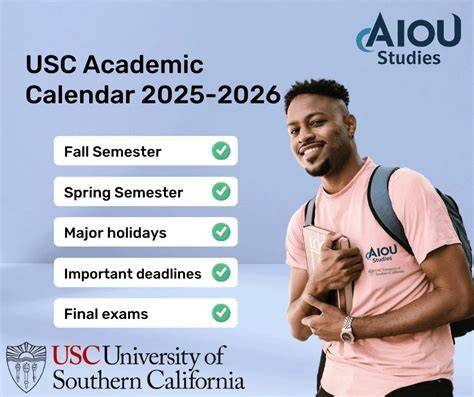 usc academic calendar