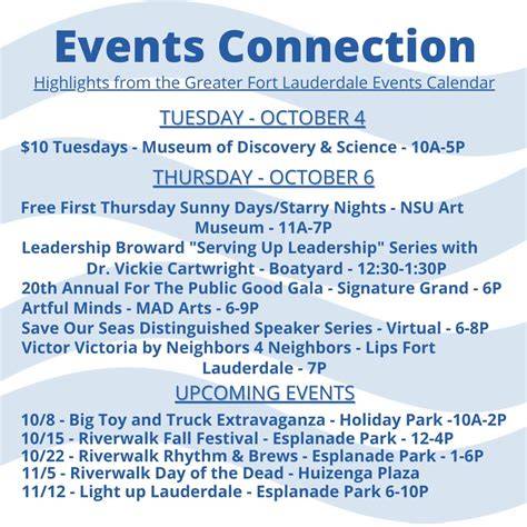 Fort Lauderdale Calendar Of Events
