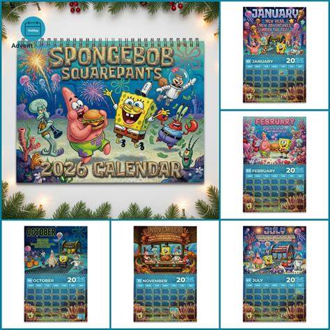 advent calendar spongebob