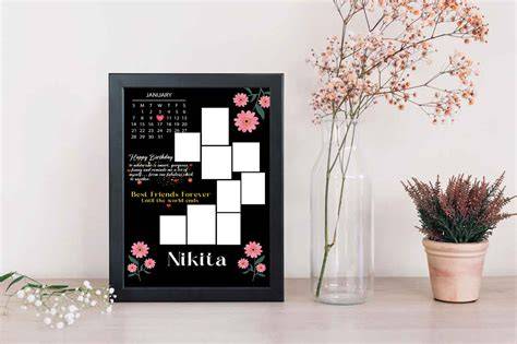 calendar of flowers