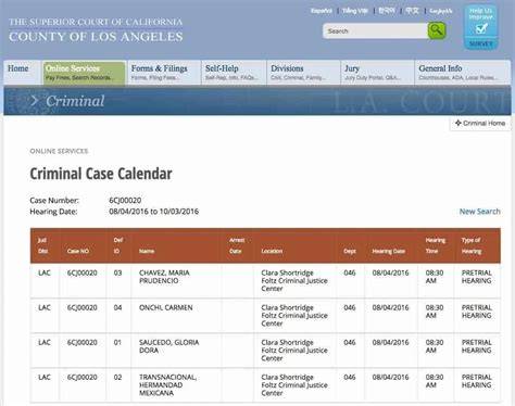 nc criminal court calendar by name