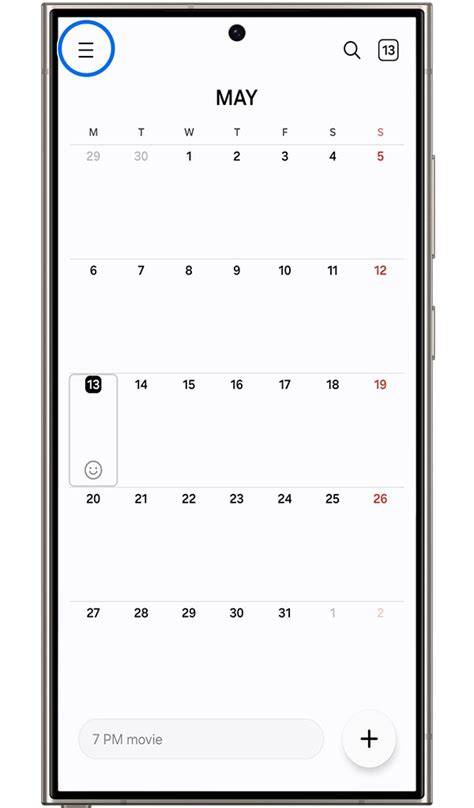 samsung calendar app
