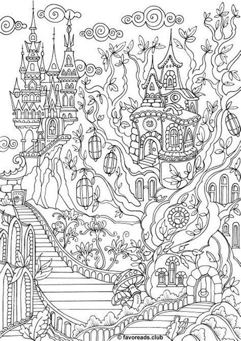 Free Adult Fantasy Coloring Pages