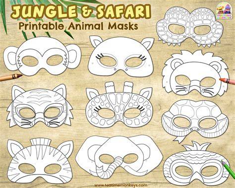 Free Animal Mask Printables