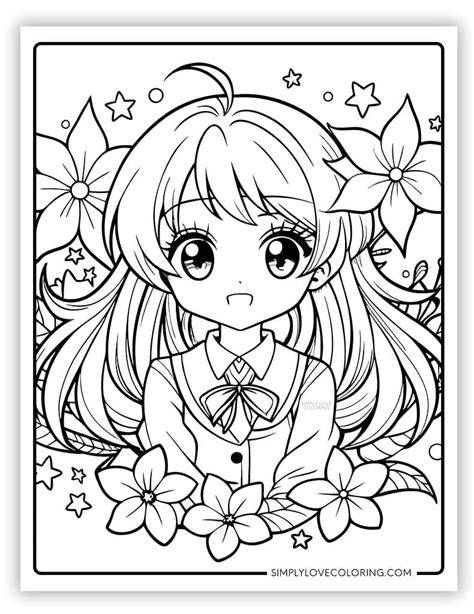 Free Anime Coloring Sheets