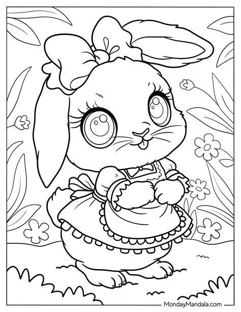Free Bunny Coloring Pages Printable