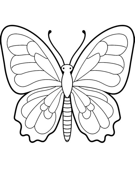 Free Butterfly Coloring Printables