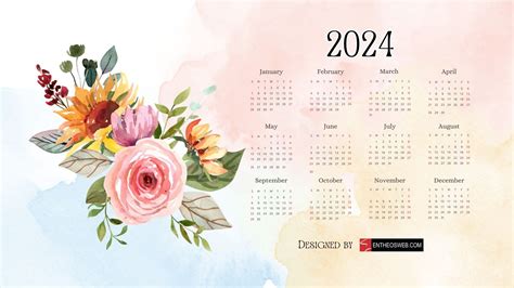 Free Calendar Desktop Wallpaper