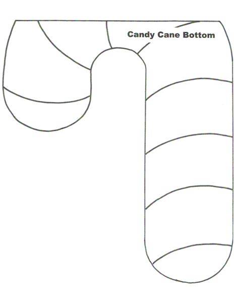 Free Candy Cane Template Printable