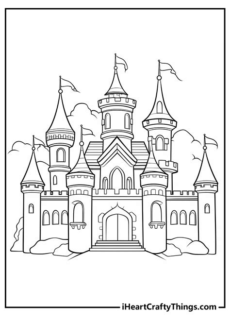 Free Castle Colouring Pages