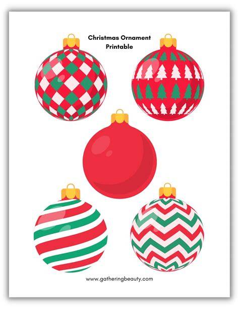Free Christmas Decorations Printable