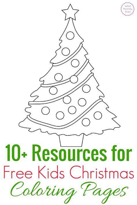 Free Christmas Printables Coloring