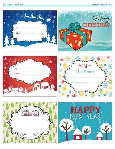 Free Christmas Tags Printable Templates