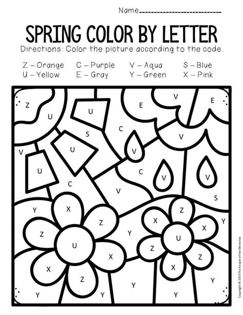 Free Color By Letter Printables