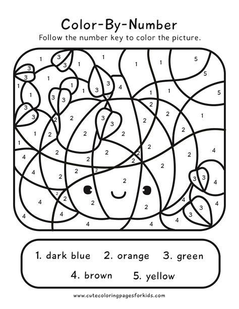 Free Color By Number Printable Pdf