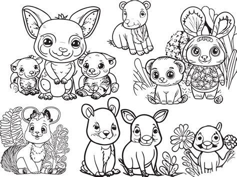 Free Coloring Book Pages Of Animals
