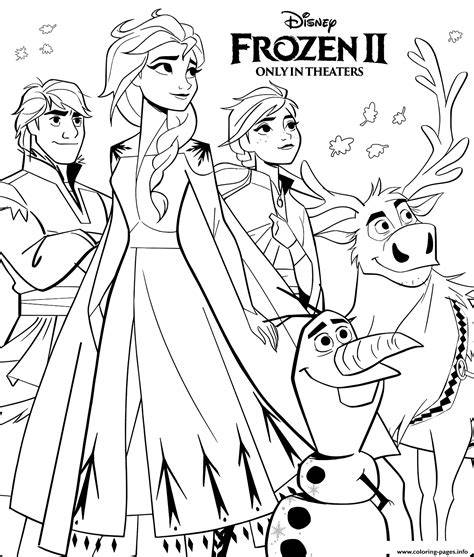 Free Coloring Pages Frozen Printable